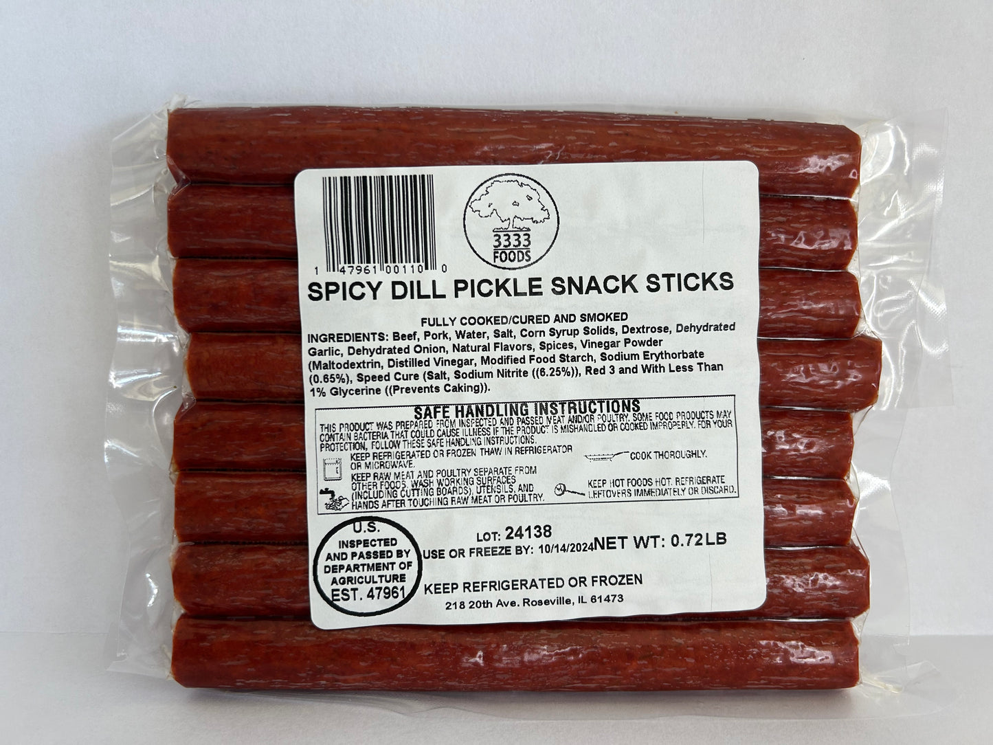 Snack Stick - Spicy Dill Pickle