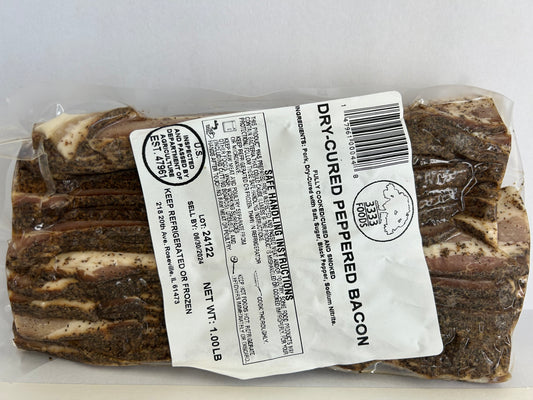 Bacon - Dry Cured Black Peppered