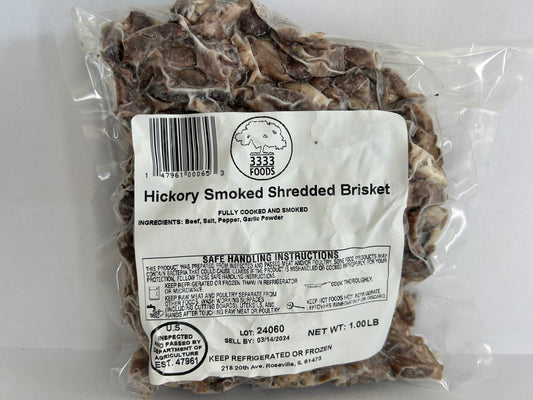 Brisket - Shredded - Hickory Smoked