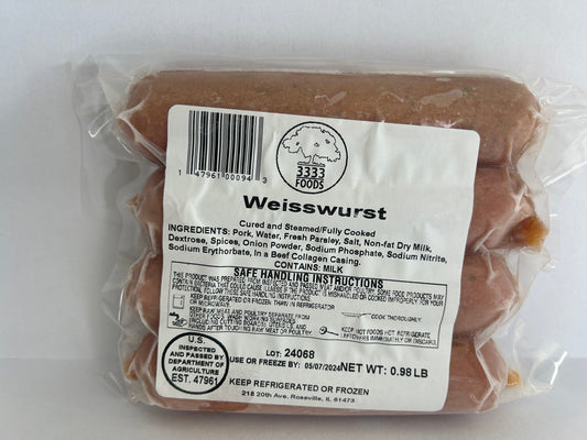 Weisswurst - Fully Cooked